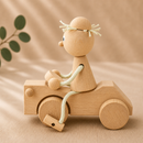 Wooden Pull Along Boy With Tractor - Ernest