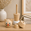 Wooden Cat Stacking Puzzle - Chloe