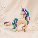 Wooden Unicorn Standing