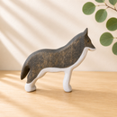 Wooden Wolf Standing