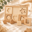 Wooden Sorting Puzzle - Geometrica
