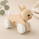 Wooden Push Along Rabbit - Cotton Tail