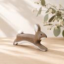 Wooden Running Hare