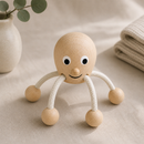 Wooden Sitting Octopus - Otis
