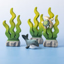 Wooden Blue Whale - Baby