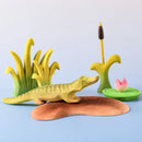 Wooden Crocodile - Baby