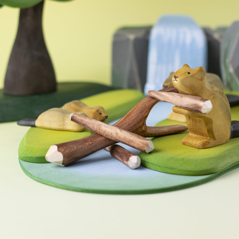 Wooden Beaver Baby