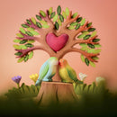Wooden Love Bird - Green