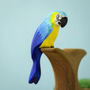 Wooden Blue Macaw