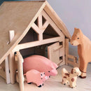 Wooden Toy Farm Set
