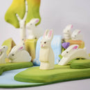 Wooden Easter Rabbit - Careful