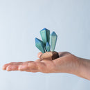 Wooden Crystal - Blue/Green
