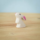 Wooden Easter Rabbit Baby - Curious