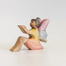 Wooden Sitting Fairy - Dark