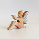 Wooden Sitting Fairy - Light