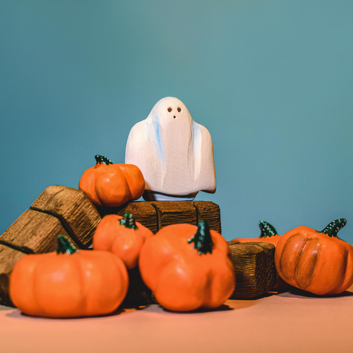 Wooden Toy Ghost | Small World Play Toys | Halloween Toys