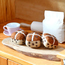 Felt Hot Cross Buns (Set Of 3)