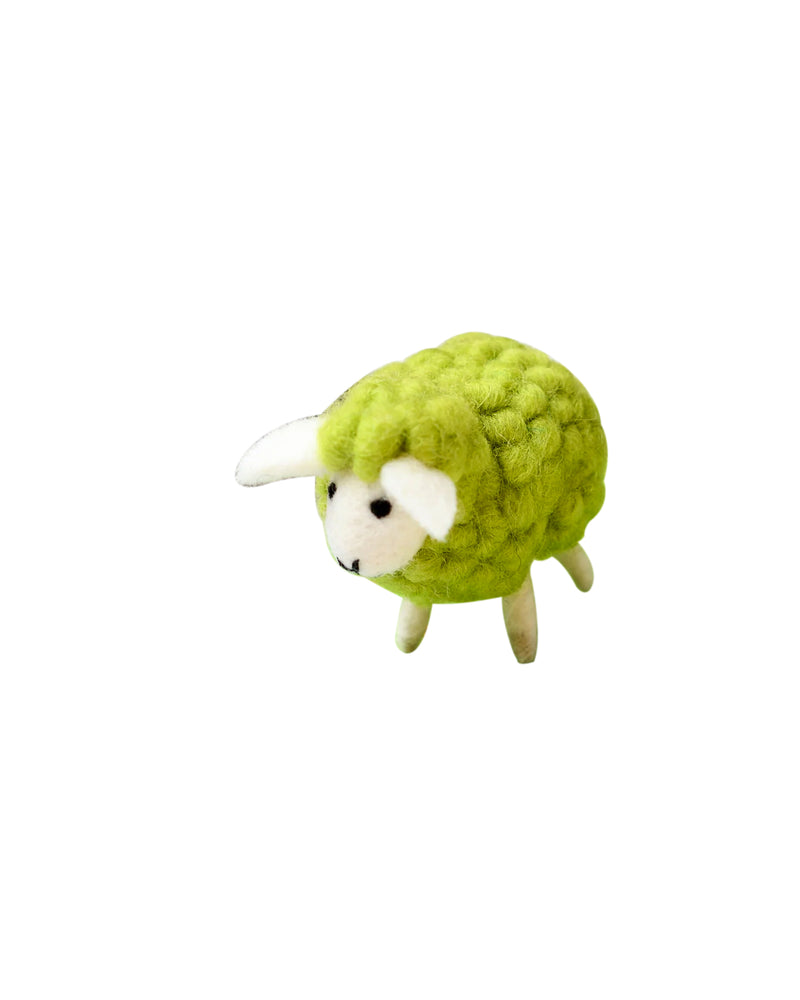 Felt Toy Sheep - Green