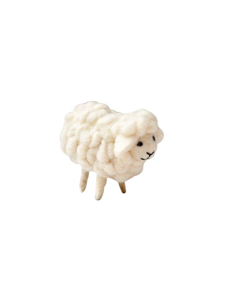 Felt Toy Sheep - White