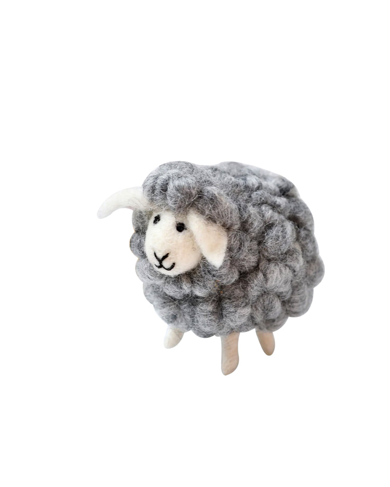 Felt Toy Sheep - Grey