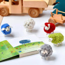 Felt Toy Sheep - Green