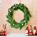 Felt Christmas Wreath With White Berries