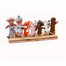 Wooden Finger Puppet Stand