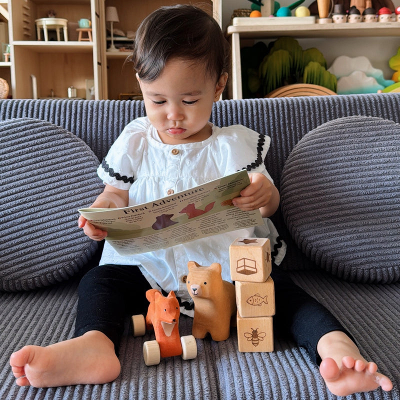First Adventure Wooden Toy Set