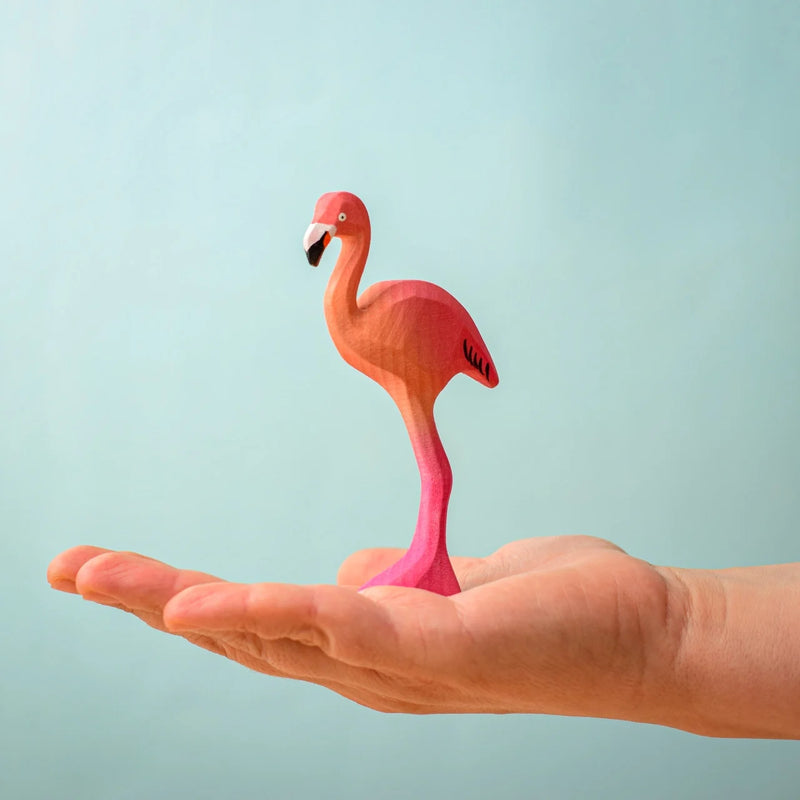 Wooden Flamingo