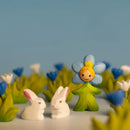 Wooden Flower Child - Forget Me Not (PRE-ORDER)