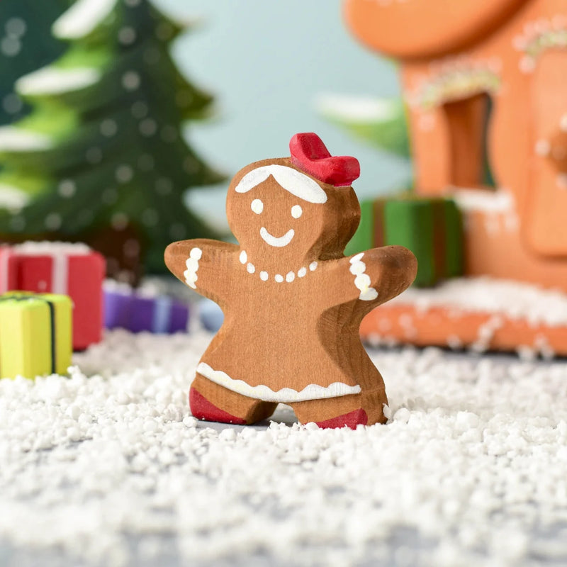 Wooden Gingerbread Cookie - Girl