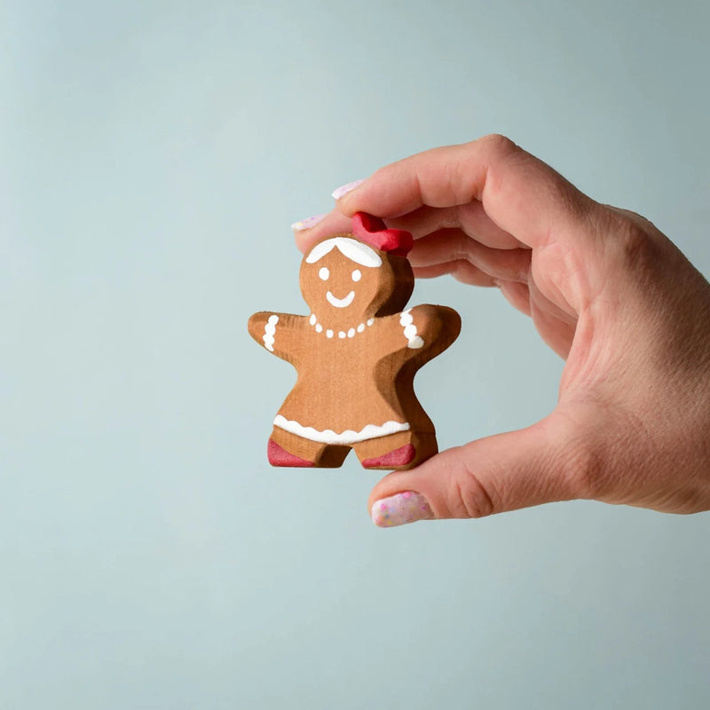 Wooden Gingerbread Cookie - Girl