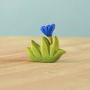 Small Wooden Wildflower - Blue