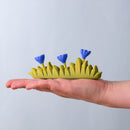 Large Wooden Wildflowers - Blue