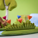 Large Wooden Wildflowers - Orange