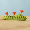 Large Wooden Wildflowers - Orange