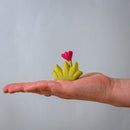 Small Wooden Wildflower - Pink