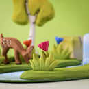 Small Wooden Wildflower - Pink