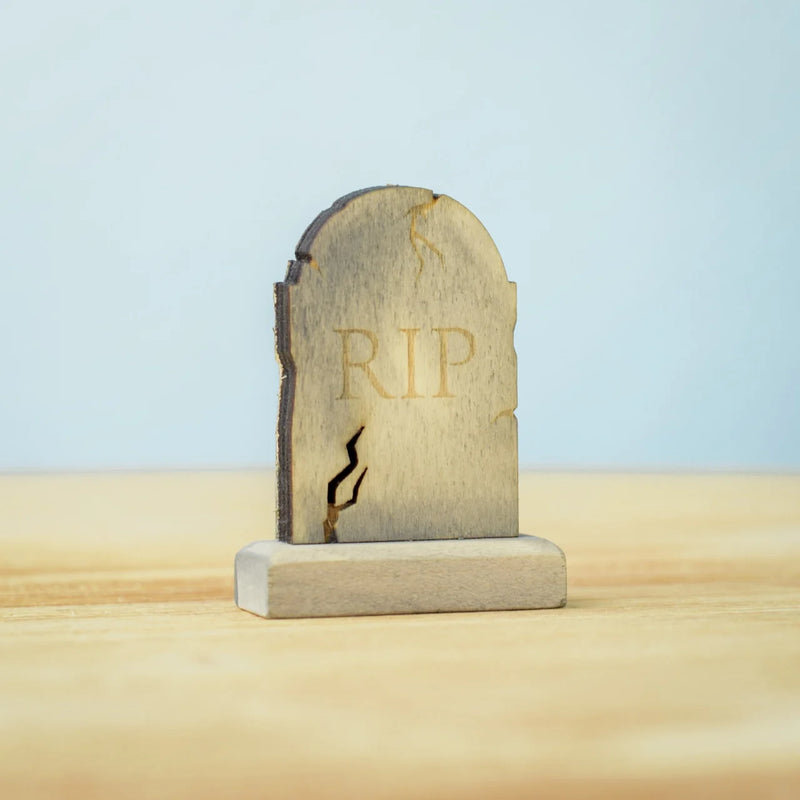 Wooden Gravestones - Set Of 2