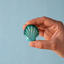 Wooden Seashell - Green