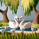 Wooden Heart Shaped Pond