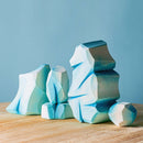 Large Set of Wooden Ice Rocks
