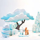 Large Set of Wooden Ice Rocks