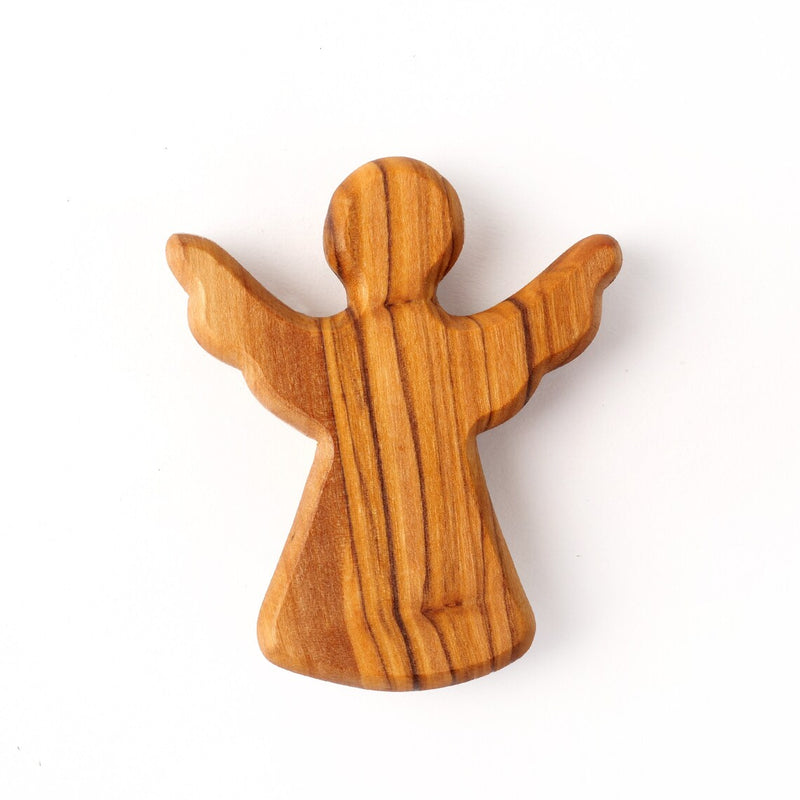 Wooden Angel Christmas Ornament - Small