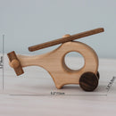 Wooden Helicopter - Small