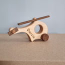 Wooden Helicopter - Small