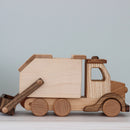 Large Wooden Garbage Truck