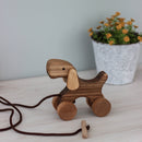 Wooden Pull Along Dog