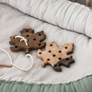Wooden Lacing Leaf