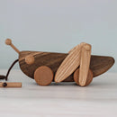 Large Wooden Pull Along Grasshopper